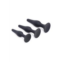 Xr - Masterseries 3 X KOMPLEKTS ANĀLĀS KOPŠU TRENIŅA SILIKONA MELNS