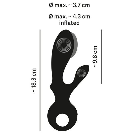 Eternal  Zaķu vibrators G-punktam un klitoram