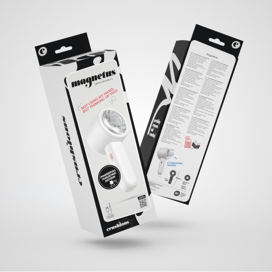 Crushious MAGNĒTA UZLĀDĒJAMS MASTURBATĀTORS