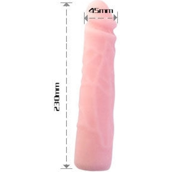 Baile Dildos BAILE - REALISTIC SKIN TOUCH SILICONE DILDO 23 CM