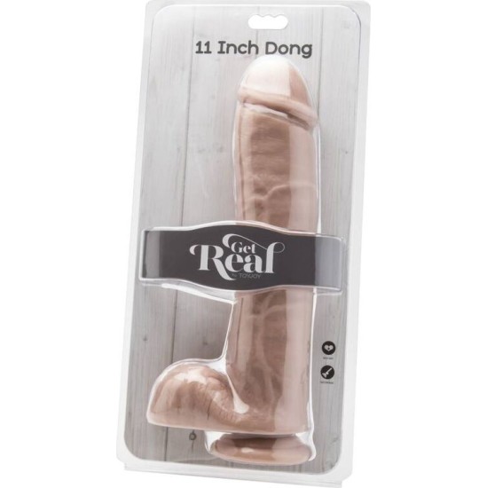 Get Real DILDO 28 CM WITH BALLS SKIN
