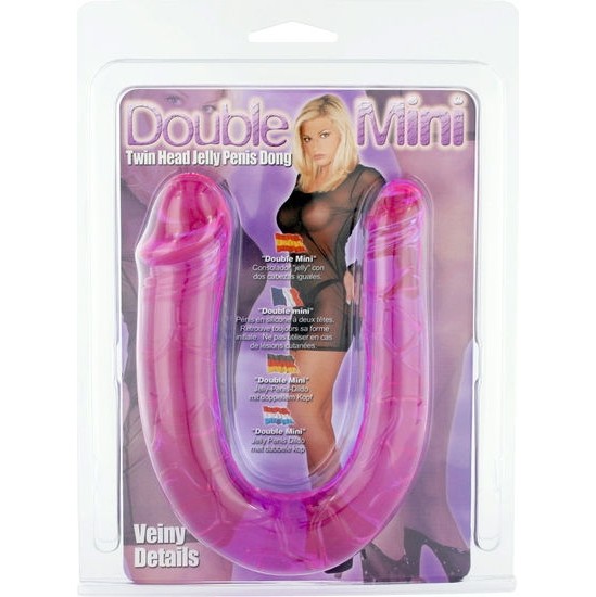 Seven Creations PENIS WITH TWO FLEXIBLE JELLY HEADS