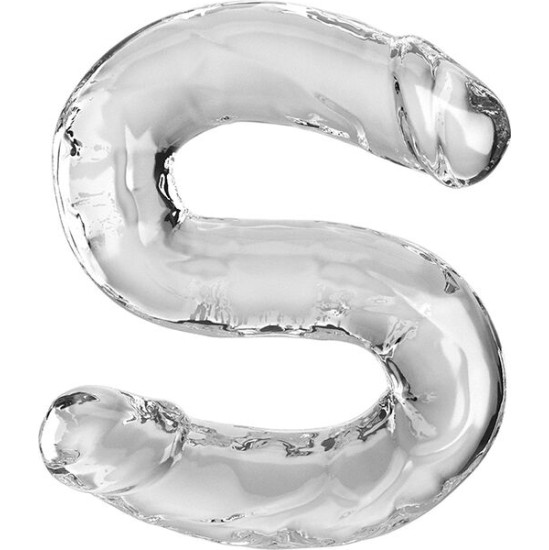 King Cock DOUBLE TROUBLE DOUBLE DILDO 46 CM CLEAR