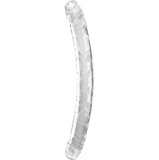 King Cock DOUBLE TROUBLE DOUBLE DILDO 46 CM CLEAR
