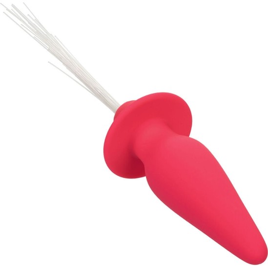 Calexotics SOUTHERN LIGHTS LIGHT UP ANAL PLUG 10 VIBRATIONS SILICONE PINK