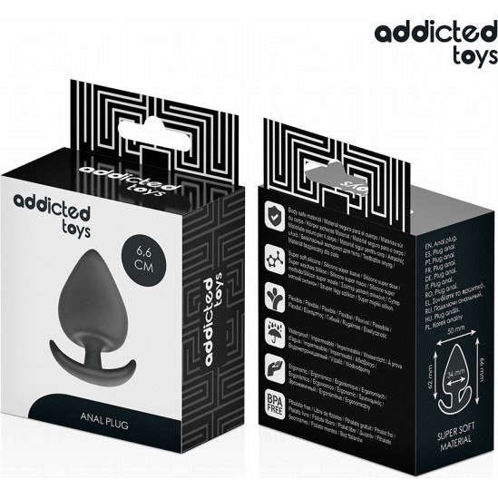 Addicted Toys ANAL PLUG SILICONE SIZE M 6.6 CM