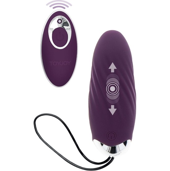 Toyjoy HAPPINESS KNOCK KNOCK EGGSTAVAGANT VIBRATOR WITH REMOTE CONTROL PURPLE
