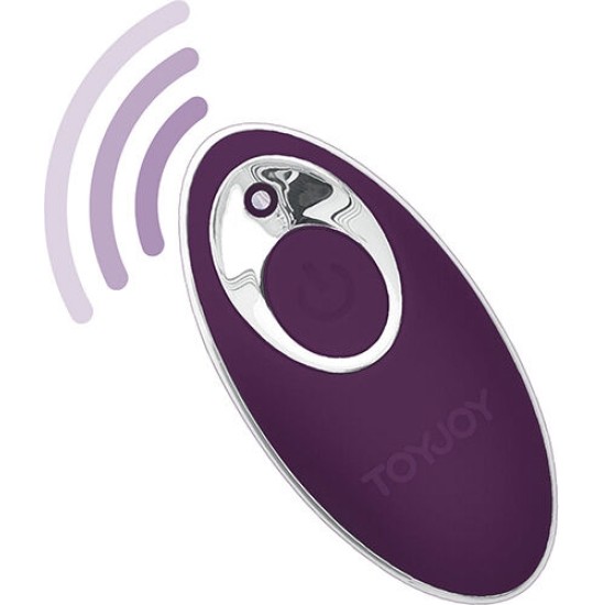 Toyjoy HAPPINESS KNOCK KNOCK EGGSTAVAGANT VIBRATOR WITH REMOTE CONTROL PURPLE