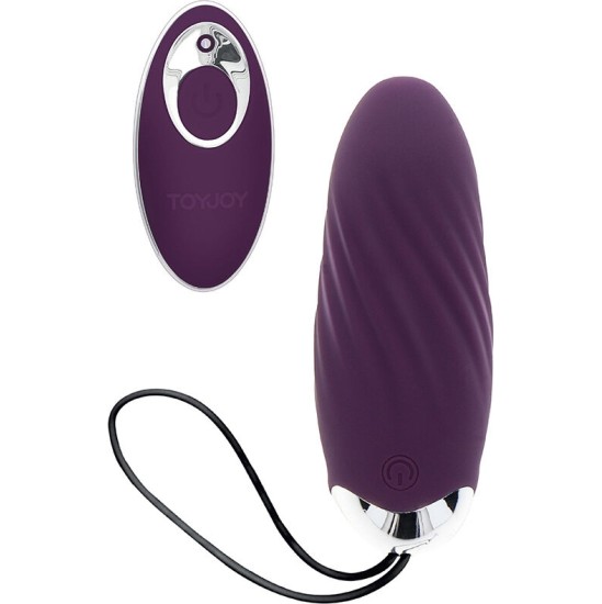 Toyjoy HAPPINESS KNOCK KNOCK EGGSTAVAGANT VIBRATOR WITH REMOTE CONTROL PURPLE