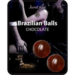Secretplay Cosmetic SECRETPLAY - 2 BRAZILIAN BALLS CHOCOLAT