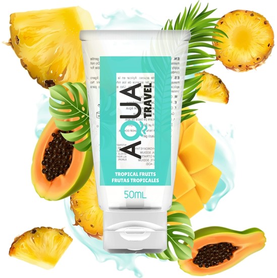 Aqua Travel FLAVOUR WATERBASED LUBRICANT TROPICAL FRUITS - 50 ML