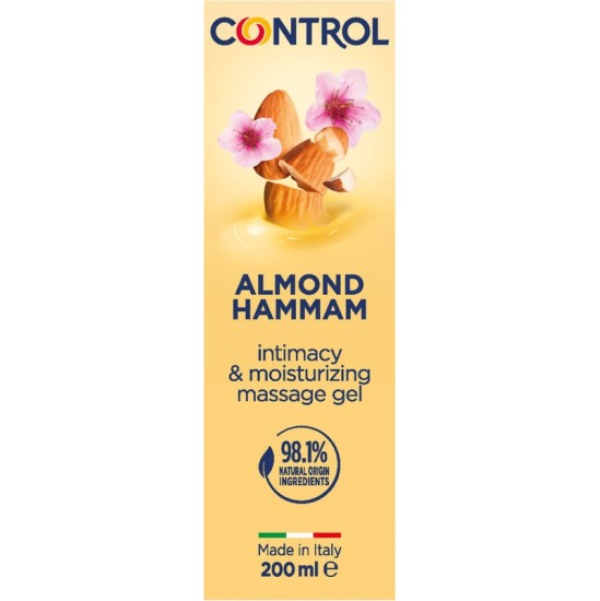 Control Lubes CONTROL - ALMOND HAMMAM MASSAGE GEL 3 IN 1 200 ML
