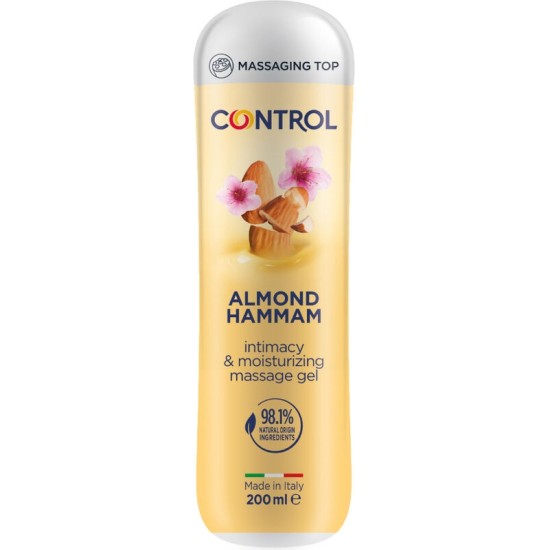 Control Lubes CONTROL - ALMOND HAMMAM MASSAGE GEL 3 IN 1 200 ML