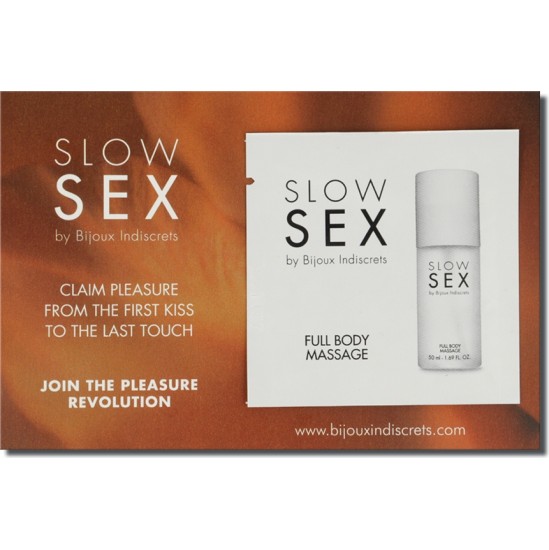 Bijoux Slow Sex BIJOUX - SLOW SEX FULL BODY MASSAGE MASSAGE GEL 2 ML
