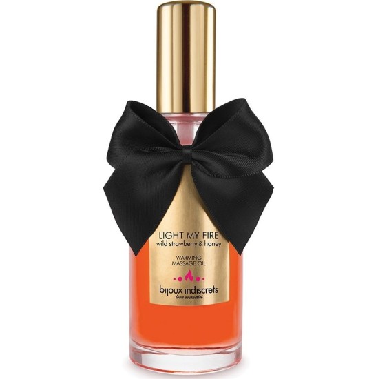 Bijoux Love Cosmetiques BIJOUX - MASSAGE OIL HEAT EFFECT STRAWBERRY AROMA