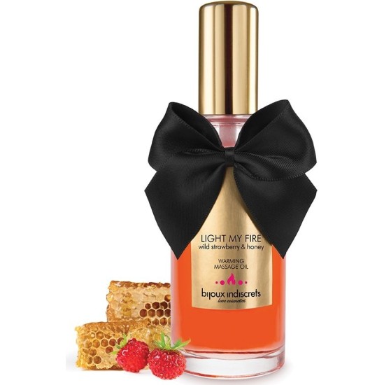 Bijoux Love Cosmetiques BIJOUX - MASSAGE OIL HEAT EFFECT STRAWBERRY AROMA