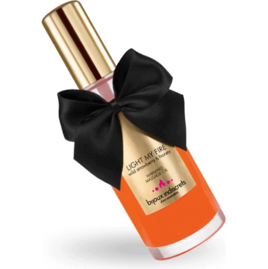 Bijoux Love Cosmetiques BIJOUX - MASSAGE OIL HEAT EFFECT STRAWBERRY AROMA