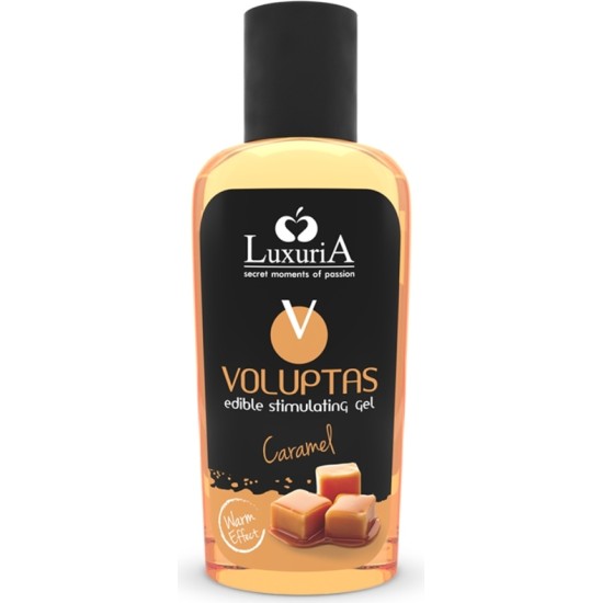Intimateline Luxuria VOLUPTAS EDIBLE MASSAGE GEL WARMING EFFECT - CARAMEL 100 ML