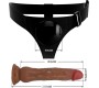 Pretty Love KYTON UNIVERSAL HARNESS BRIEFS WITH SQUIRTING DILDO 19 CM MULATO
