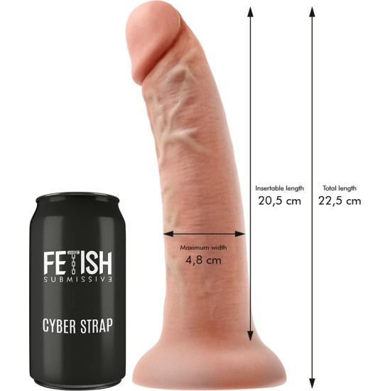 Fetish Submissive CYBER STRAP - HARNESS WITH DILDO AND BULLET REMOTE CONTROL WATCHME L TECHNOLOGY