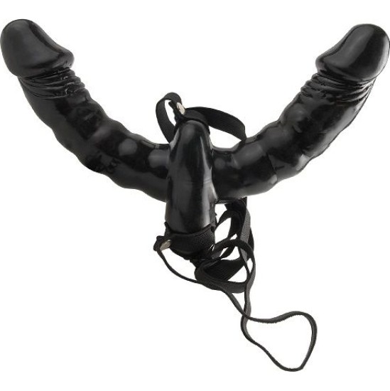 Fetish Fantasy Series VIBRATING DOUBLE DELIGHT STRAP-ON.