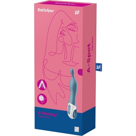 Satisfyer Vibrator SATISFYER - AMAZING 1 ASPOT VIBRATOR BLUE