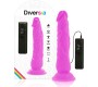 Diversia FLEXIBLE VIBRATING DILDO PURPLE 21 CM -O- 4.9 CM
