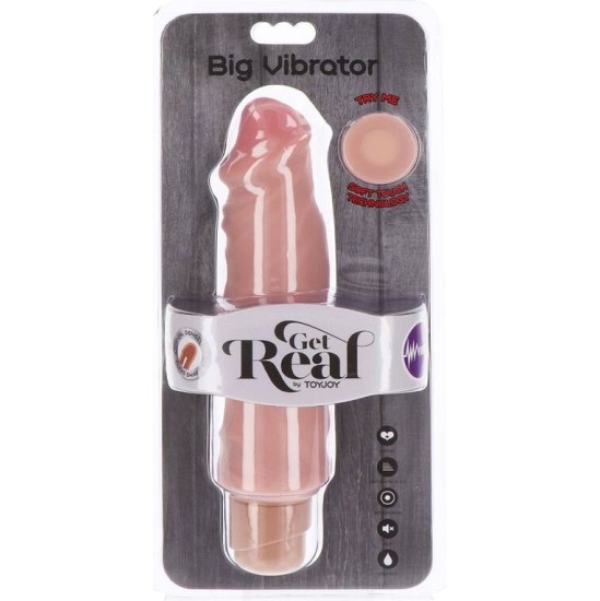 Get Real DUAL DENSITY BIG VIBRATOR 20,5 CM SKIN