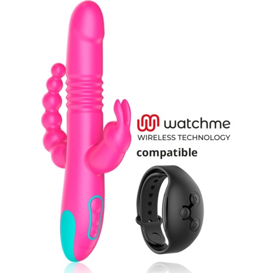 Happy Loky DONALD TRIPLE STIMULATION: ANAL, G-SPOT & CLITORAL WATCHME WIRELESS TECHNOLOGY COMPATIBLE
