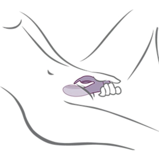 Rocks-Off ROCKS- OFF - GLO- GIRL PURPLE RABBIT VIBRATOR