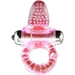 Baile For Him BAILE - SWEET ABS 10 RHYTHMS RING PINK VIBRATOR PENIS RING