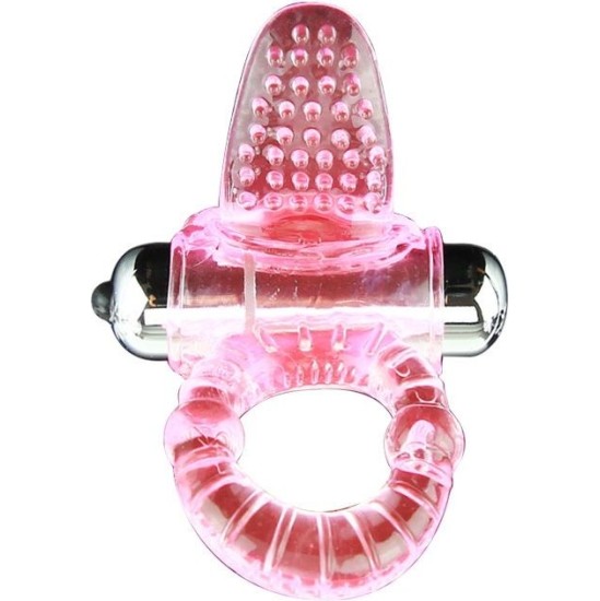 Baile For Him BAILE - SWEET ABS 10 RHYTHMS RING PINK VIBRATOR PENIS RING