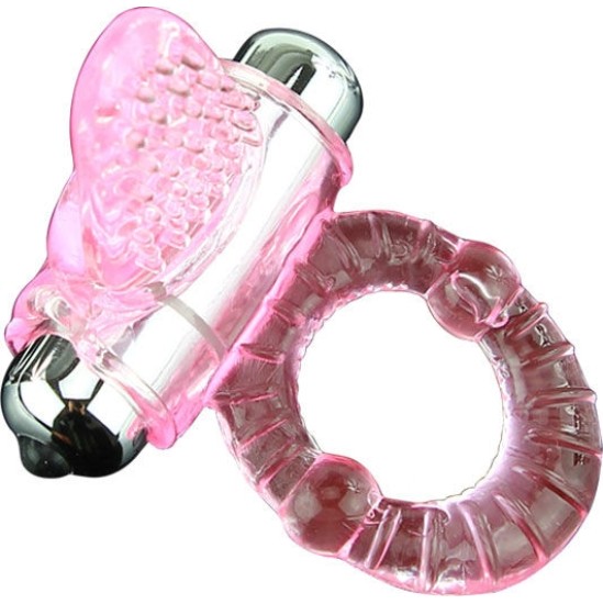 Baile For Him BAILE - SWEET ABS 10 RHYTHMS RING PINK VIBRATOR PENIS RING