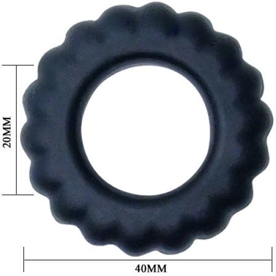 Baile For Him BAILE - TITAN COCKRING BLACK 2 CM