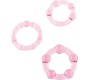 Seven Creations SET OF THREE PINK PENIS RINGS