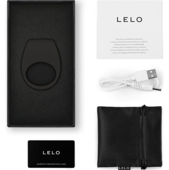 Lelo TOR 3 BLACK VIBRATOR RING