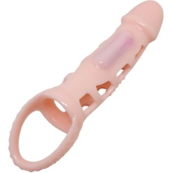 Pretty Love Male PRETTY LOVE - HARRISON PENIS EXTENDER COVER WITH VIBRATION AND STRAP 13.5 CM