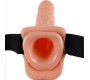 Fetish Fantasy Series ADJUSTABLE HARNESS REMOTE CONTROL REALISTIC PENIS WITH TESTICLES 23 CM