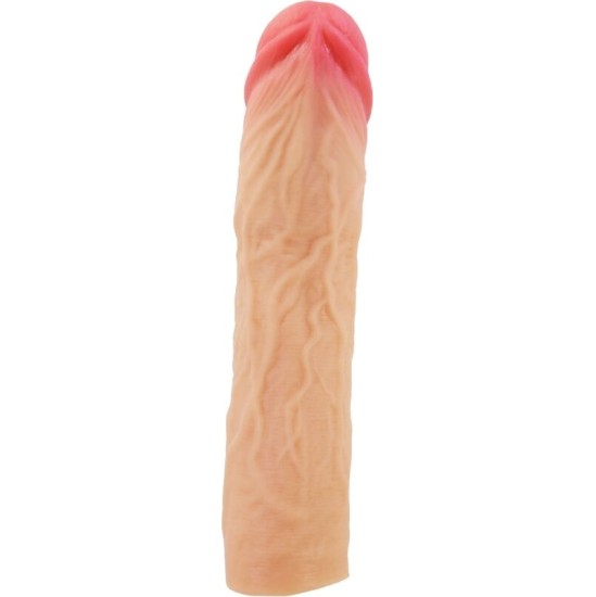 Pretty Love DEREK PENIS SLEEVE WITH 7.6 CM EXTENSION FLESH