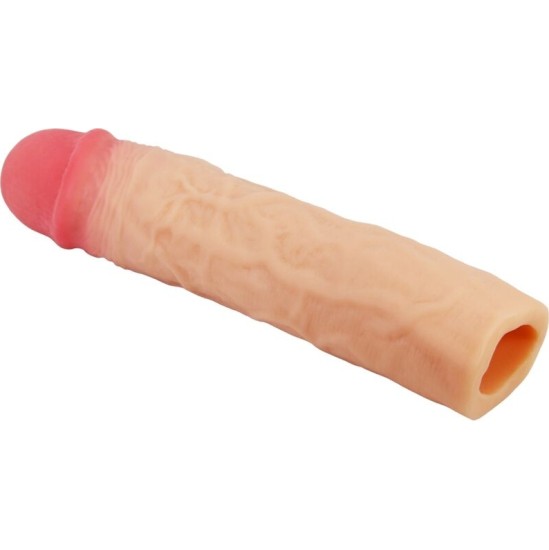 Pretty Love DEREK PENIS SLEEVE WITH 7.6 CM EXTENSION FLESH