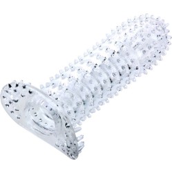 Baile For Him BAILE - PENIS SHEATH WITH STIMULATING POINTS PURPLE 14 CM