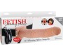 Fetish Fantasy Series SERIES 11 HOLLOW STRAP-ON VIBRATING WITH BALLS 27.9CM FLESH