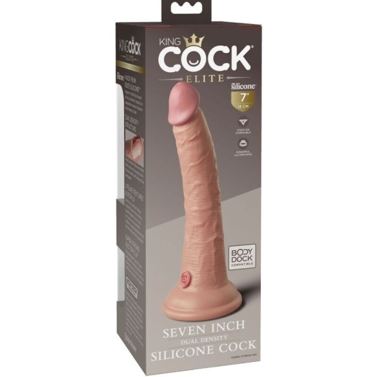King Cock ELITE REALISTIC SILICONE DILDO 17.8 CM