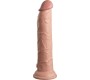 King Cock ELITE REALISTIC DILDO VIBRATOR & SILICONE REMOTE CONTROL 23 CM