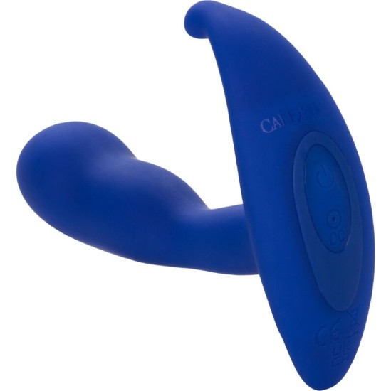 Calexotics ADMIRAL CURVED ANAL STIMULATOR & VIBRATOR BLUE