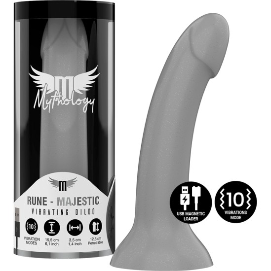 Mythology Fantasy Dildo MYTHOLOGY - RUNE MAJESTIC DILDO S - VIBRATOR WATCHME WIRELESS TECHNOLOGY COMPATIBLE