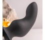 Rocks-Off RO-ZEN RRO ANAL PLUG WITH VIBRATING PENIS RING BLACK