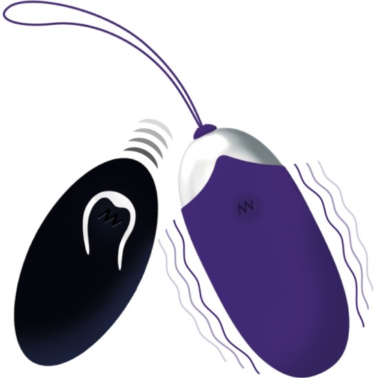 Intense Couples Toys INTENSE - FLIPPY II VIBRATING EGG WITH REMOTE CONTROL PURPLE