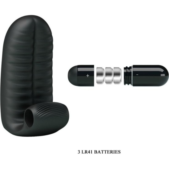 Pretty Love ABBOTT BLACK STIMULATOR THIMBLE