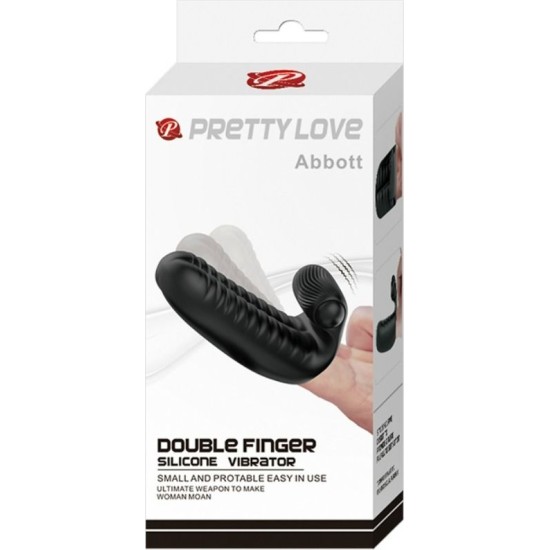 Pretty Love ABBOTT BLACK STIMULATOR THIMBLE